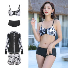 画像をギャラリービューアに読み込む, レディース水着 4点セットh364029
