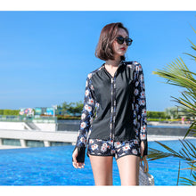 画像をギャラリービューアに読み込む, レディース水着 4点セットh364029