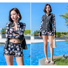 画像をギャラリービューアに読み込む, レディース水着 4点セットh364029