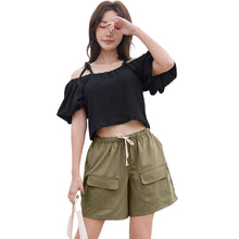 画像をギャラリービューアに読み込む, レディースショートパンツ h3366
