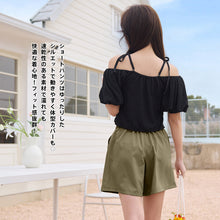 画像をギャラリービューアに読み込む, レディースショートパンツ h3366
