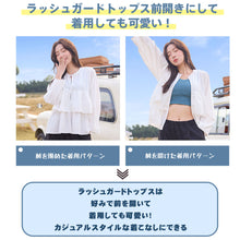 画像をギャラリービューアに読み込む, ラッシュガード レディース t10
