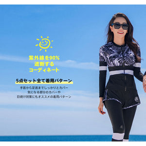 ペアフィットネス水着zm2308c