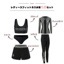 画像をギャラリービューアに読み込む, ペアフィットネス水着zm2315c
