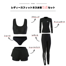 画像をギャラリービューアに読み込む, ペアフィットネス水着zm2322c
