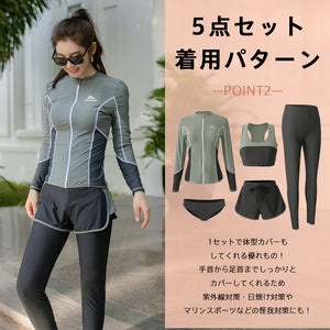 レディースフィットネス水着 zm2519w