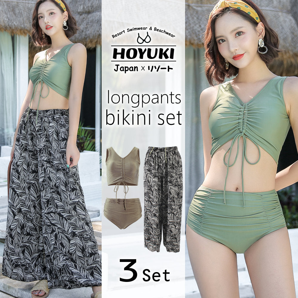 HOYUKI パームリーフ柄水着5点セット （6ページ目）ビキニ