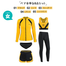 画像をギャラリービューアに読み込む, ペアフィットネス水着zm2020c
