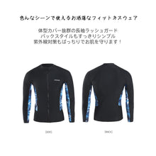 画像をギャラリービューアに読み込む, ペアフィットネス水着zm2022c
