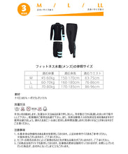 画像をギャラリービューアに読み込む, メンズフィットネス水着zm9008m

