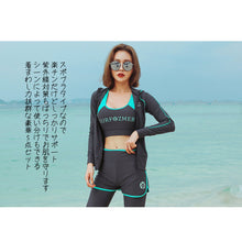 画像をギャラリービューアに読み込む, ペアフィットネス水着zm9009c
